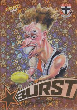 2018 Select Footy Stars - Starburst Caricatures Orange #SP57 Jack Billings Front